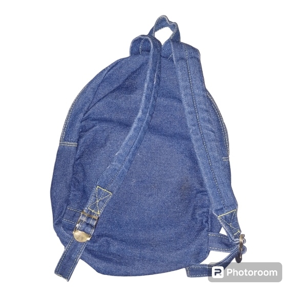 Kids’ Vintage OshKosh B’Gosh Denim Backpack EUC Patches - Picture 6 of 6